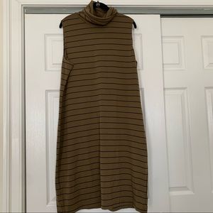 Old navy dress, size XL, olive sleeveless turtleneck